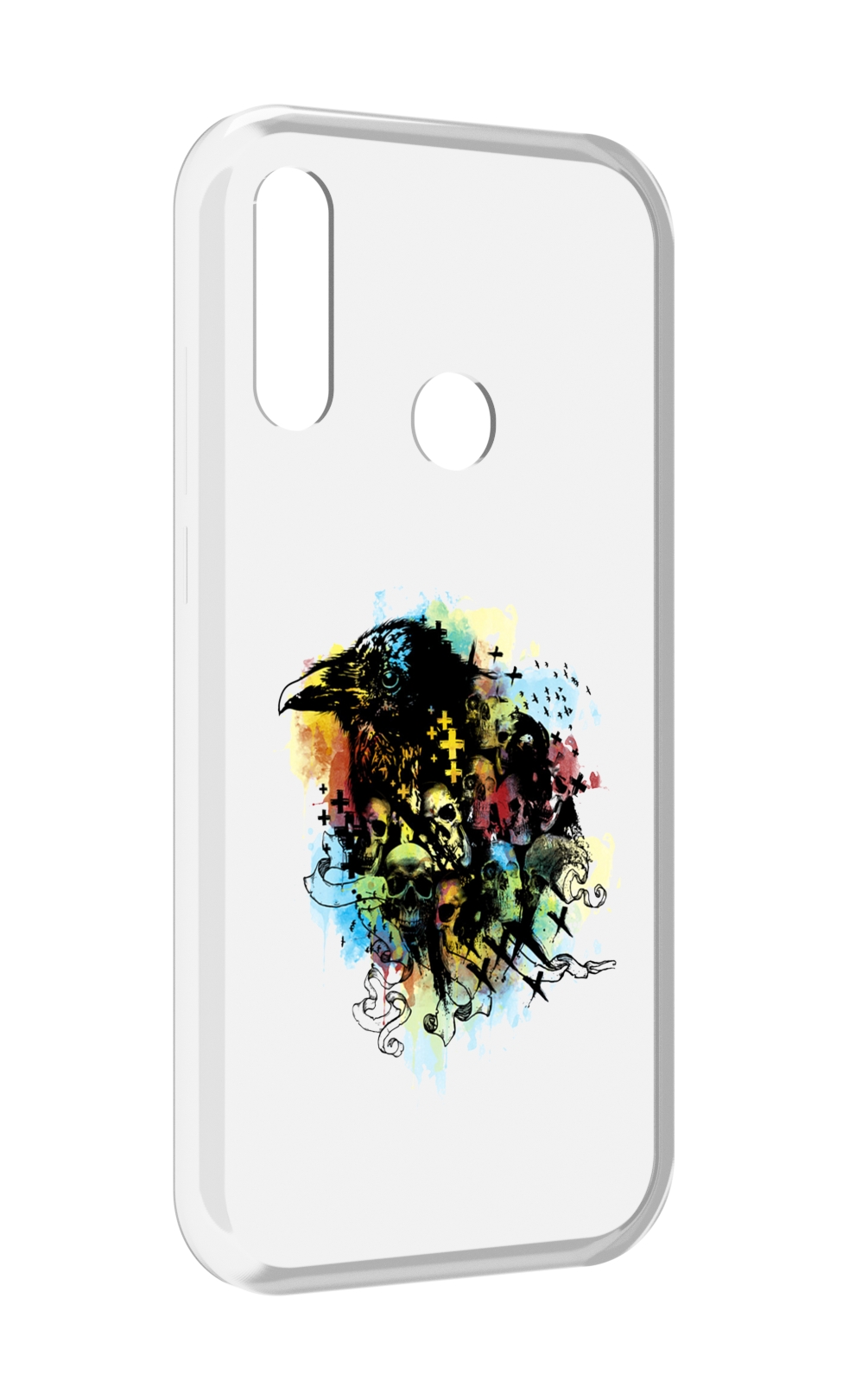 

Чехол MyPads ворон и черепа для Lenovo Z6 Pro Youth Edition / Z6 Pro Lite, Прозрачный, Tocco