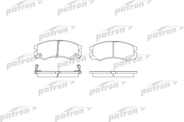 

Тормозные колодки PATRON дисковые PBP1015