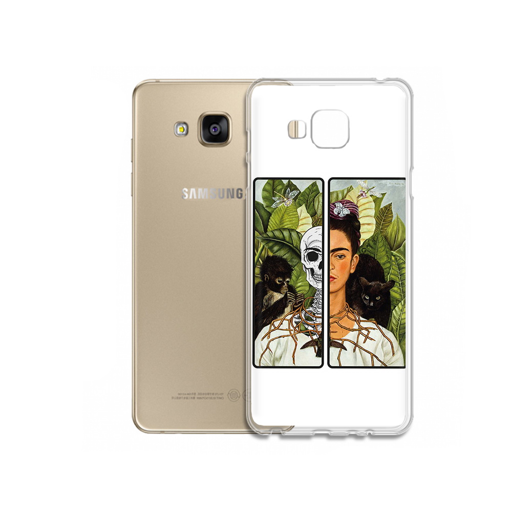 

Чехол MyPads Tocco для Samsung Galaxy J5 Prime сдвоенная картинка девушка скелет, Прозрачный, Tocco