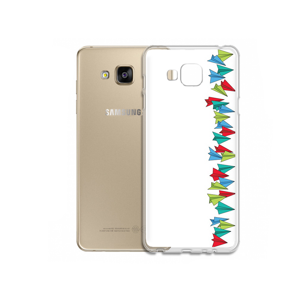 

Чехол MyPads Tocco для Samsung Galaxy J5 Prime самолетики из листочков (PT66772.570.593), Прозрачный, Tocco