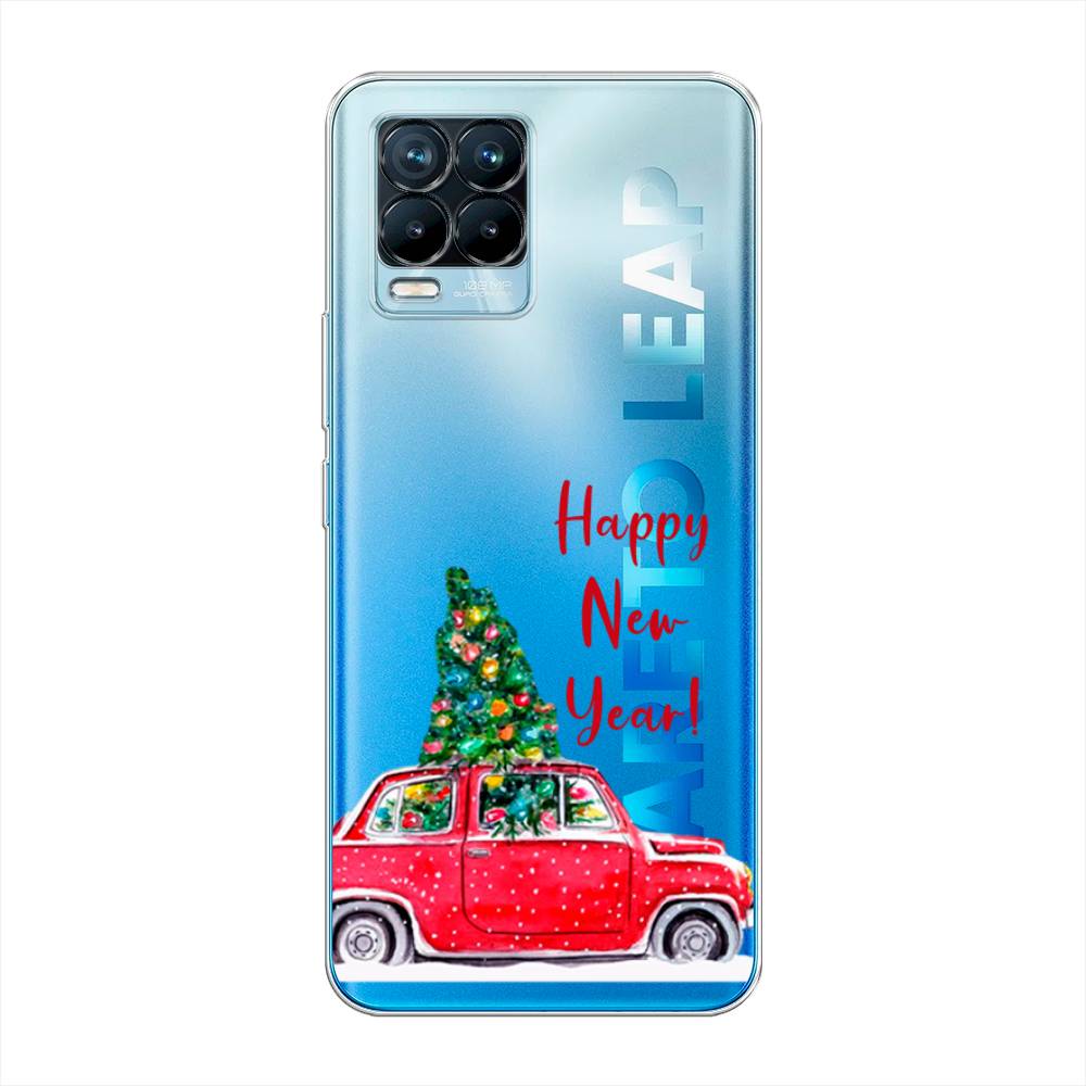 

Чехол на Oppo Realme 8 "Happy New Year", Красный;зеленый, 255550-5