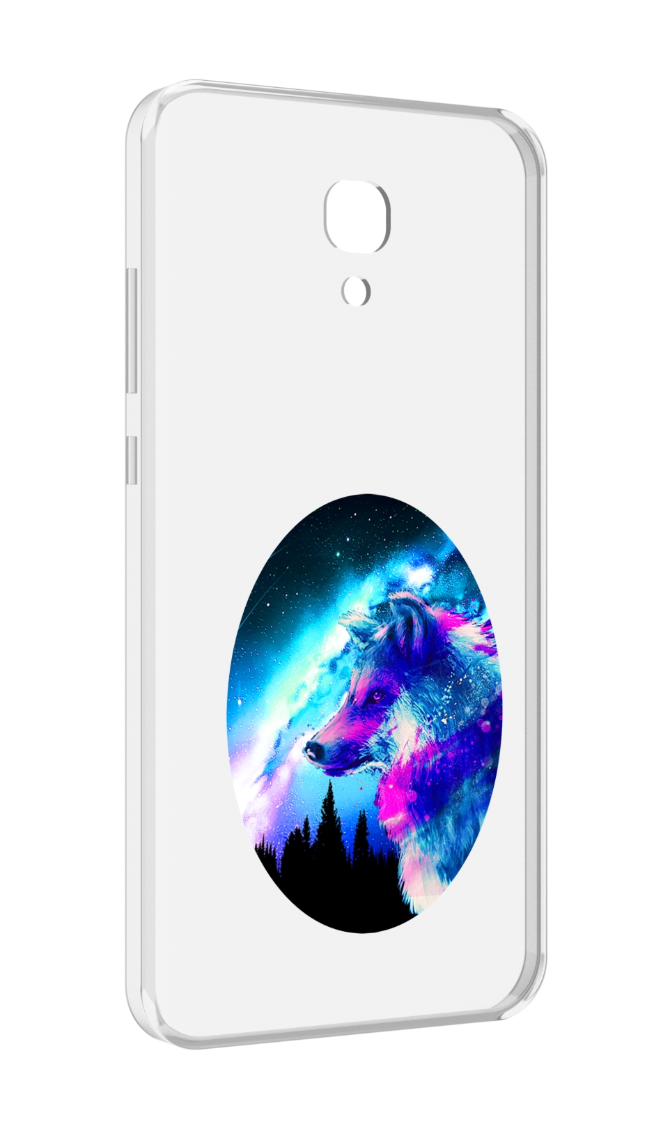 

Чехол MyPads голубой волк для Meizu M6 (M711Q), Прозрачный, Tocco