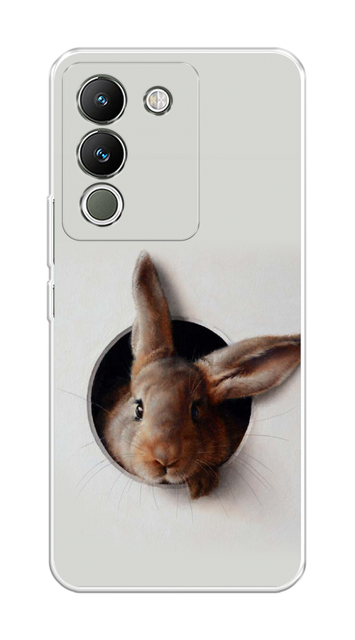 

Чехол на Vivo V29e 5G "Любопытный кролик", Серый;коричневый, 269650-1