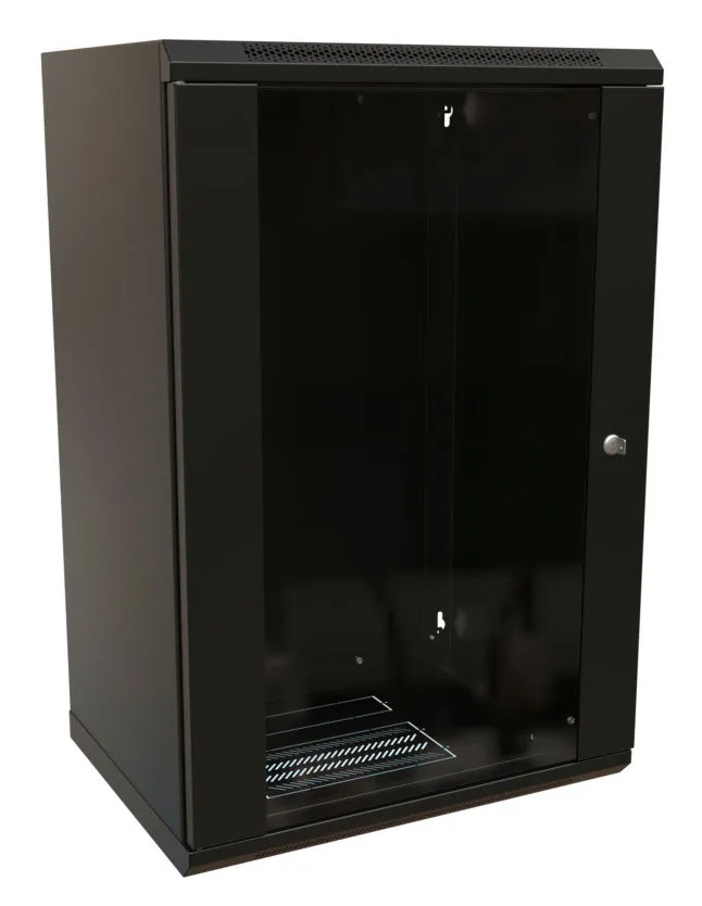 

Серверный шкаф WRLINE WR-TW-1845-GP-RAL9004 Глубина 45см, Black