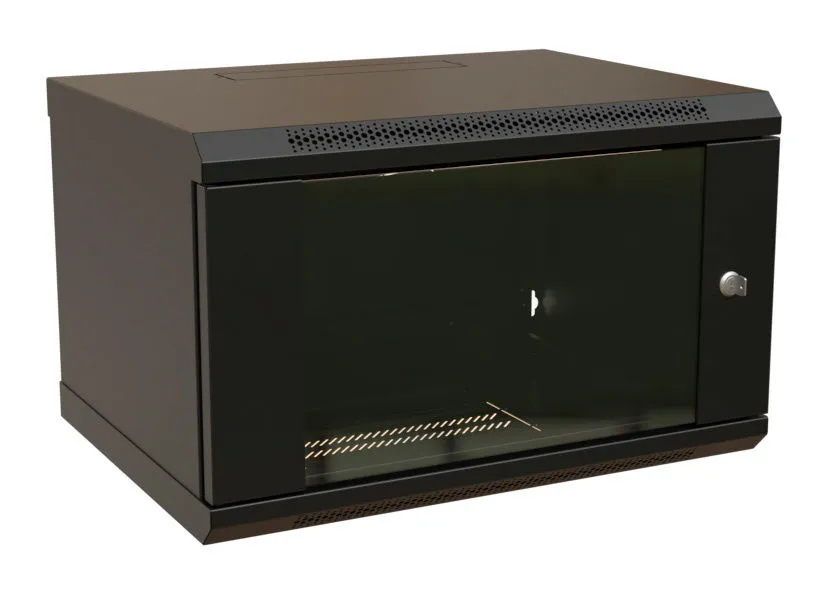 

Серверный шкаф WRLINE WR-TW-0645-GP-RAL9004 Глубина 35см, Black