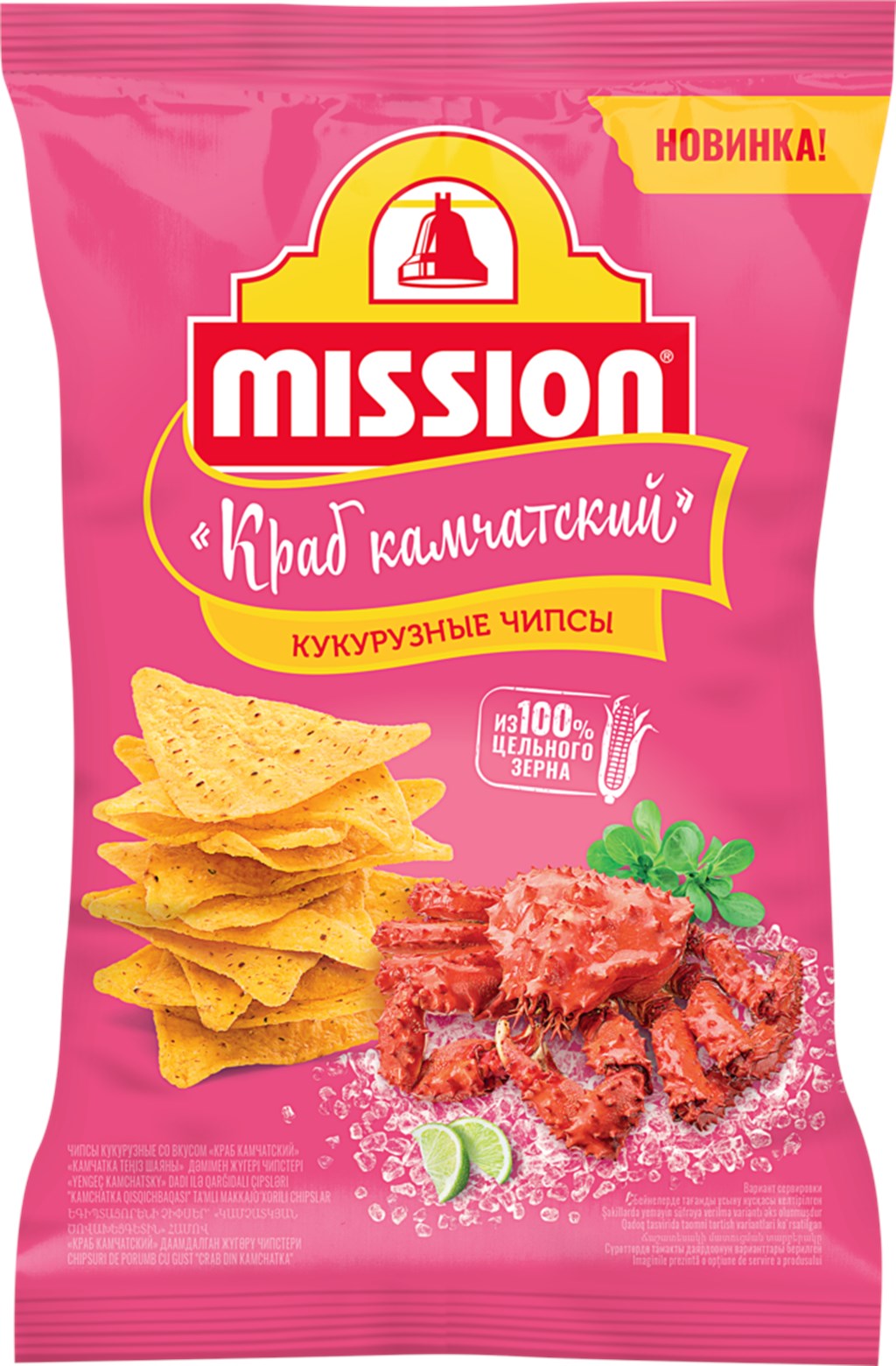 Чипсы кукурузные Mission краб 90 г