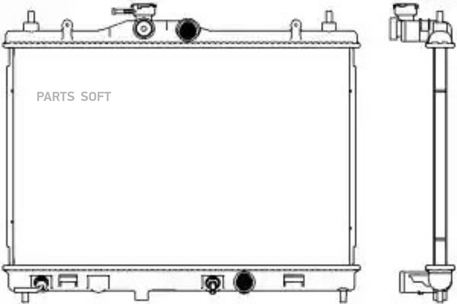 

Радиатор Nissan Tiida 07-08 33411013 Sakura арт. 33411013