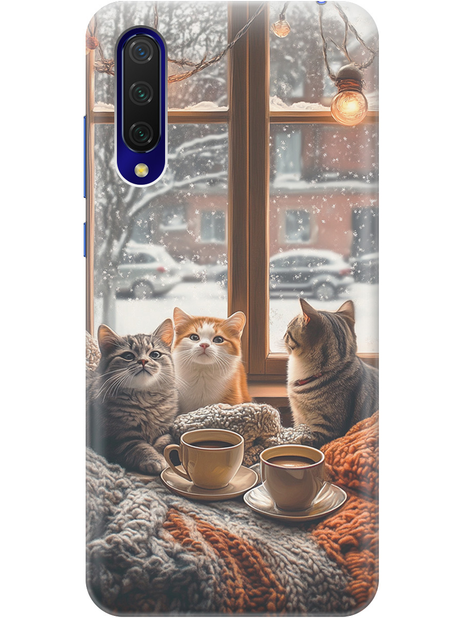 

Силиконовый чехол на Xiaomi Mi 9 Lite / CC9 с принтом "Котики на подоконнике", Прозрачный;бежевый;белый;желтый;серый, 721722512