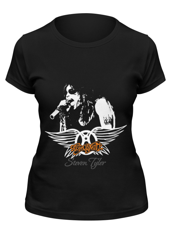 

Футболка женская Printio Aerosmith черная 2XL, Черный, Aerosmith