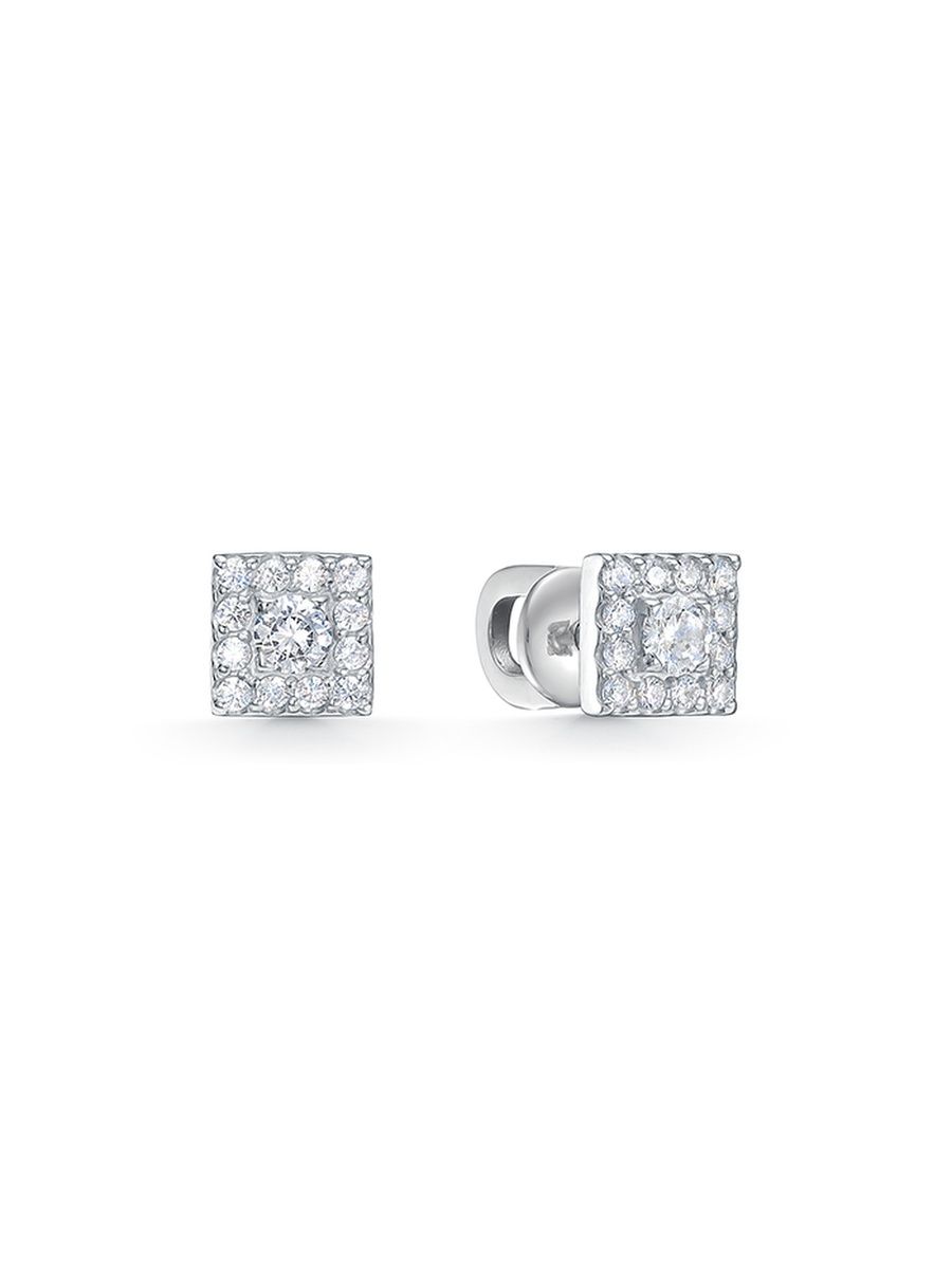 

Серьги из серебра Argentum Z2-8707в, фианит, Z2-8707в