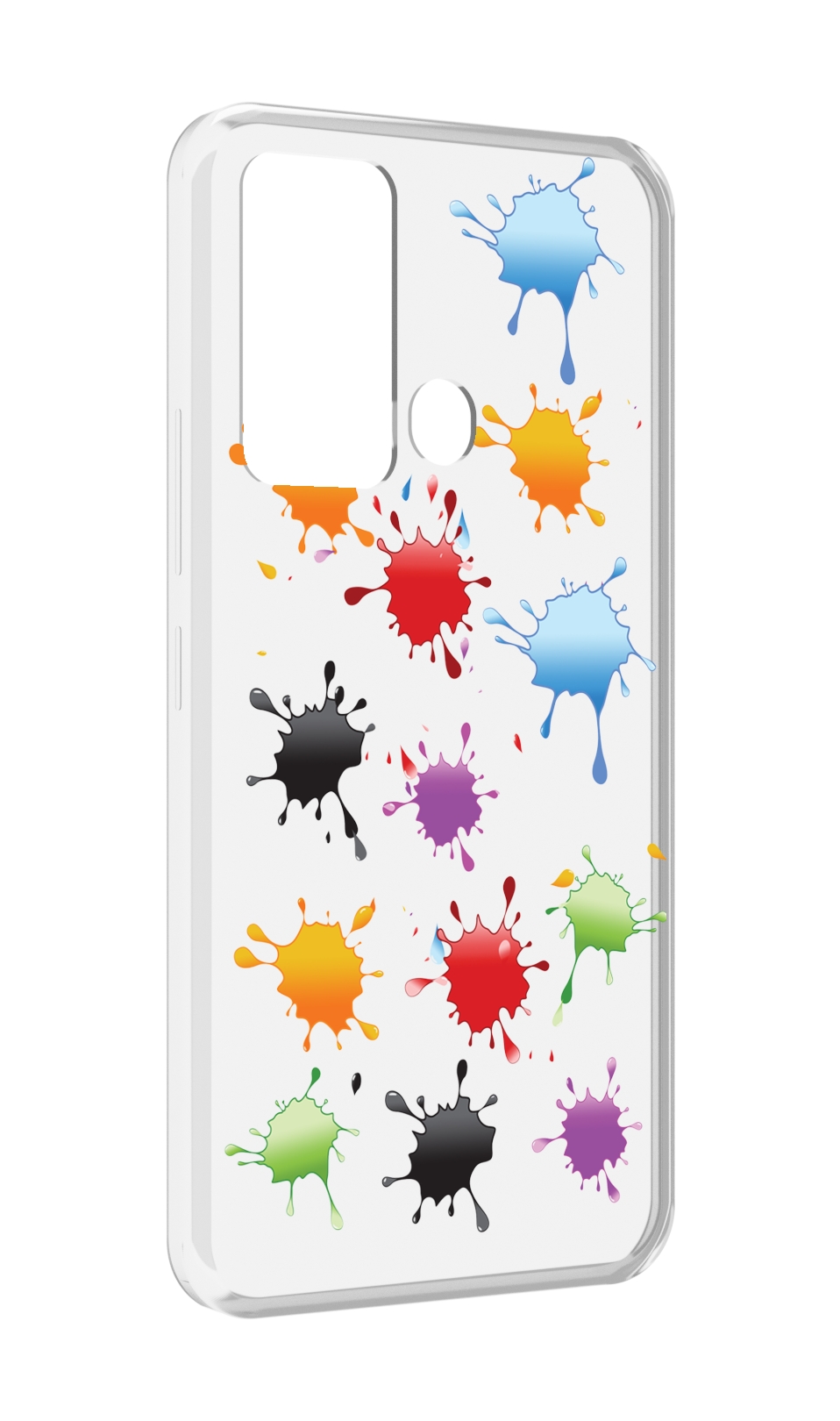

Чехол MyPads кляксы для ITEl Vision 3, Прозрачный, Tocco