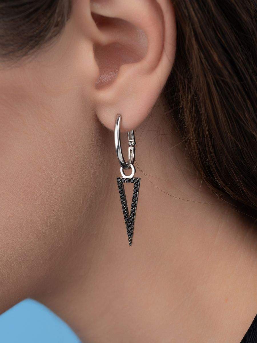 

Серьги из серебра Argentum Z2-10951-2, фианит, Z2-10951-2