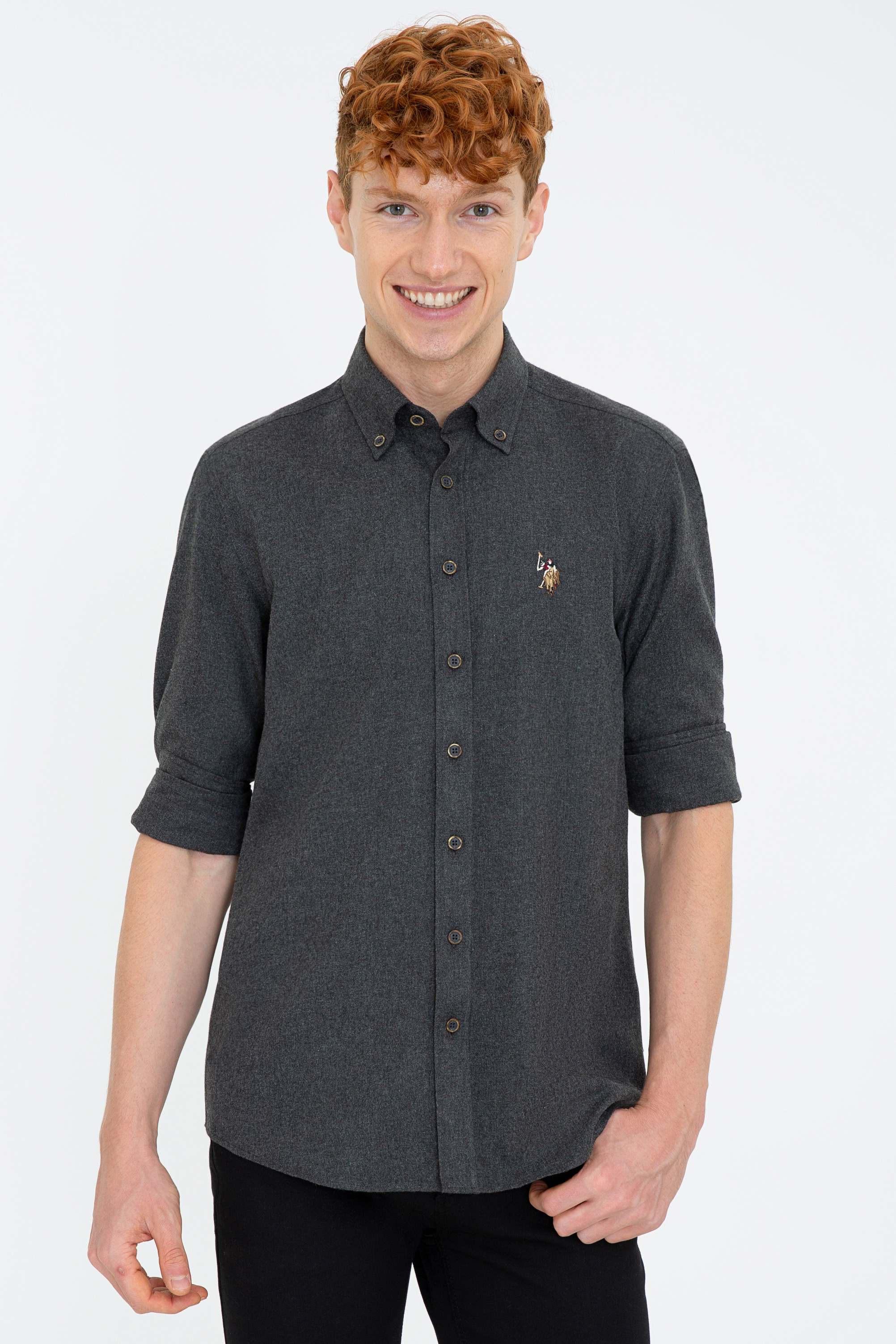 фото Рубашка мужская u.s. polo assn. g081sz0040rc-akis021k черная m