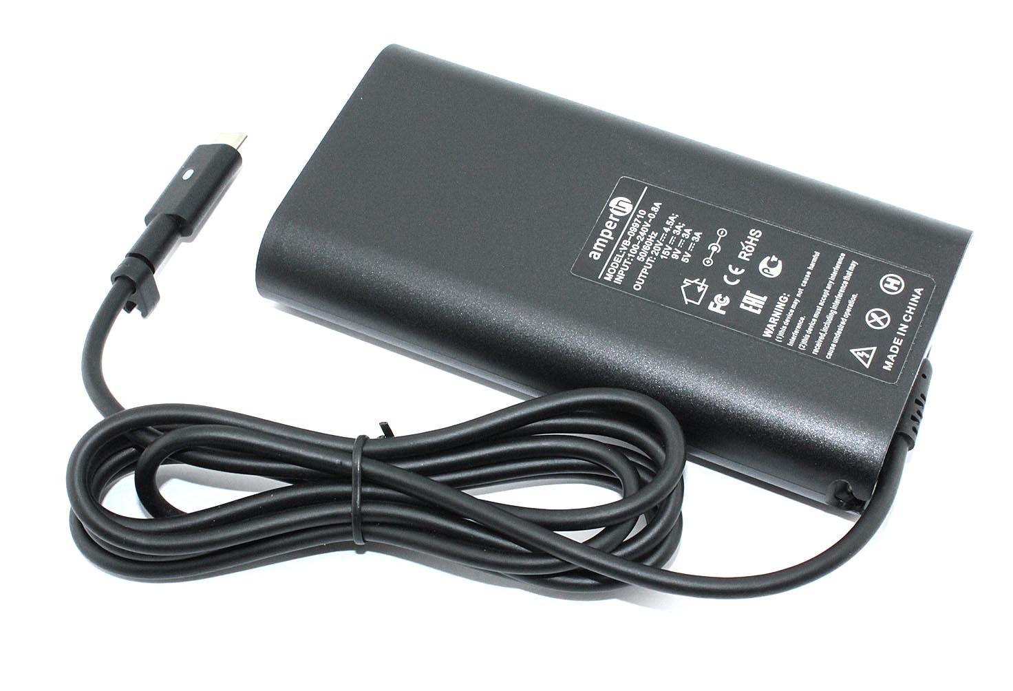 

Блок питания Amperin 5V 3A - 20V 4.5A 90W Type-C, 5V 3A - 20V 4.5A 90W Type-C