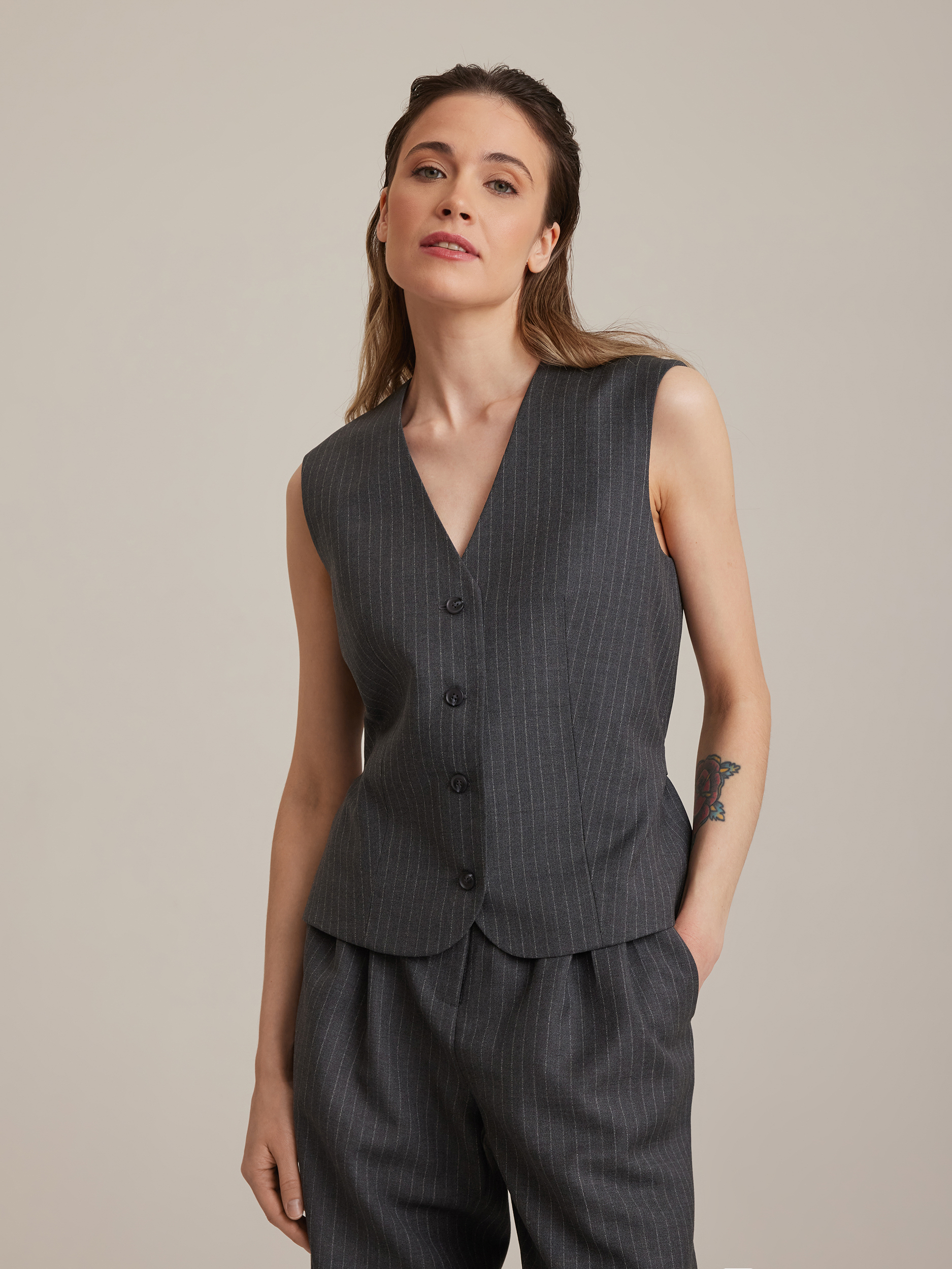 Жилет женский CHALAIA CH230303 серый M