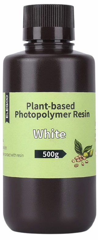 

Фотополимер Elegoo Plant-Based Resin Белый, 0.5 л, Plant-Based Resin