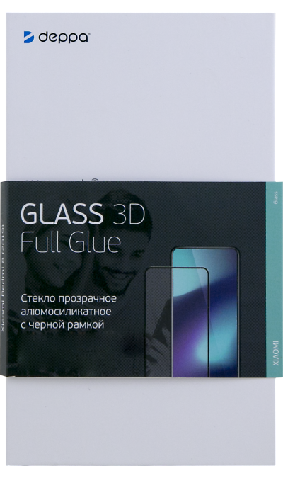 Защитное стекло Deppa для Honor 30 (2020) 3D Full Glue (черная рамка)