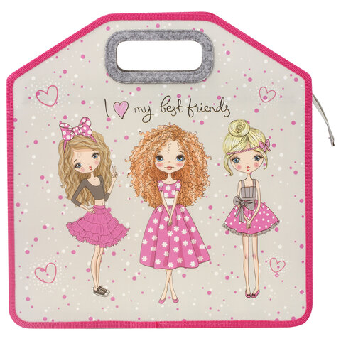 

Папка Юнландия 270350, 35х34х13см, Girls (270350)
