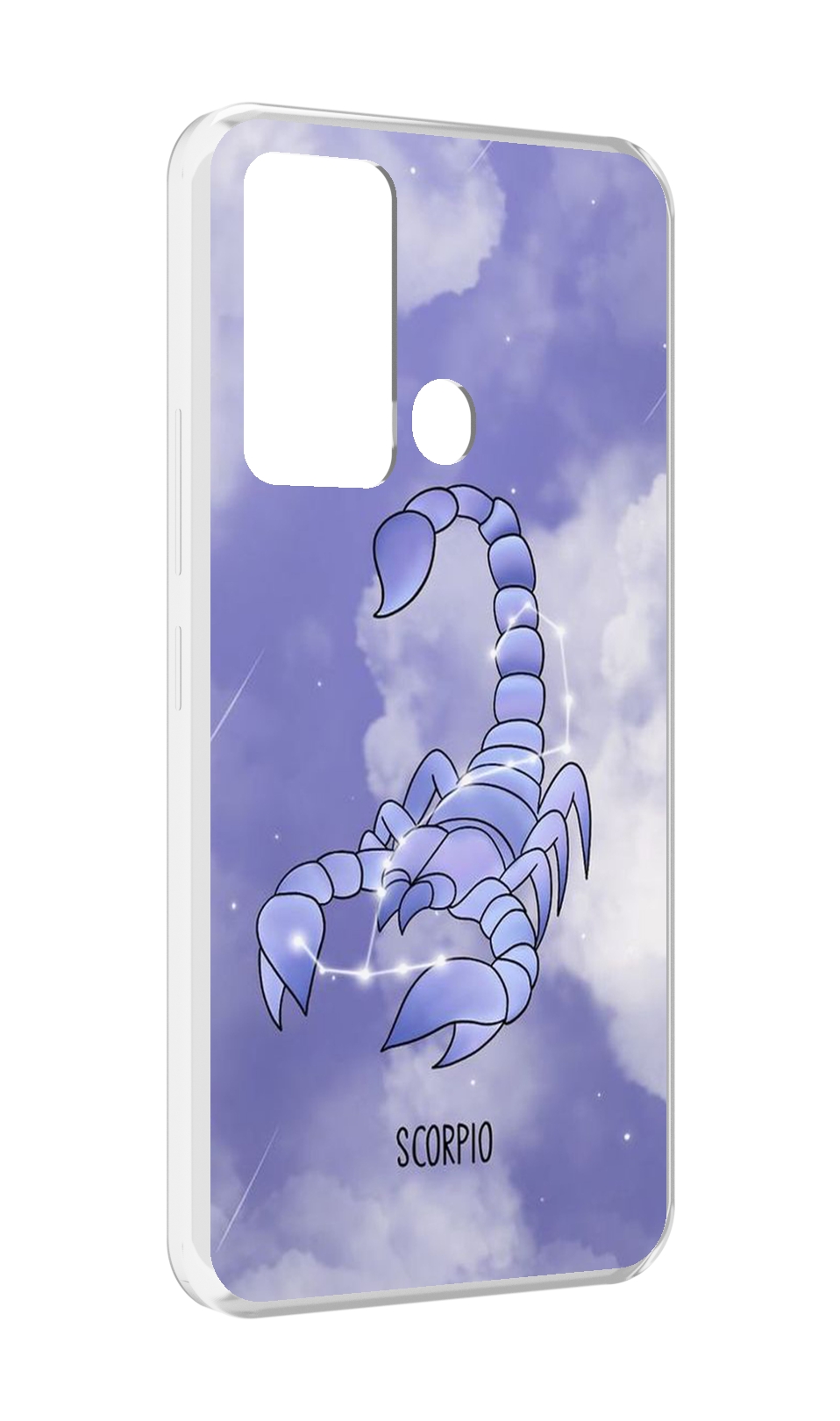 

Чехол MyPads знак зодиака скорпион 2 для ITEl Vision 3, Прозрачный, Tocco