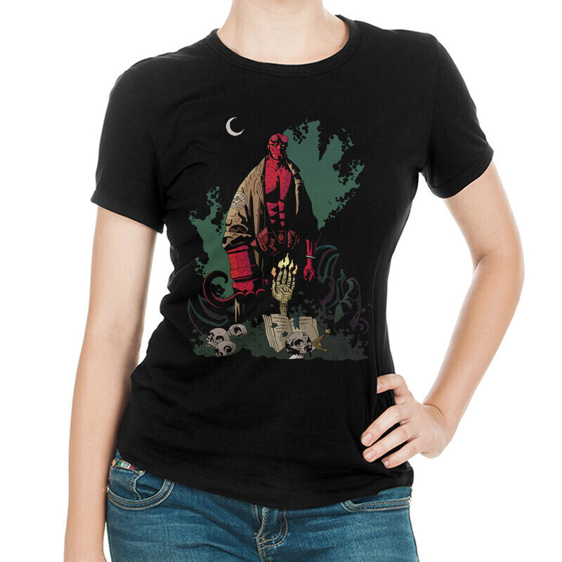 

Футболка женская Dream Shirts Хеллбой - Hellboy 1000719-1 черная L, Черный, Хеллбой - Hellboy 1000719-1