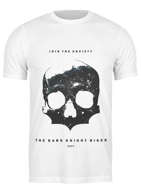 

Футболка унисекс Printio Dark knight rises белая 2XL, Белый, Dark knight rises