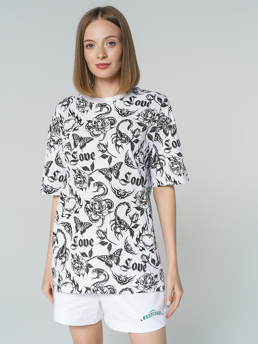 

Футболка женская ТВОЕ 84276 белая XS, 84276