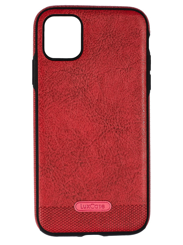 фото Защитный чехол pu+tpu с объемным логотипом luxcase для apple iphone 11/67502