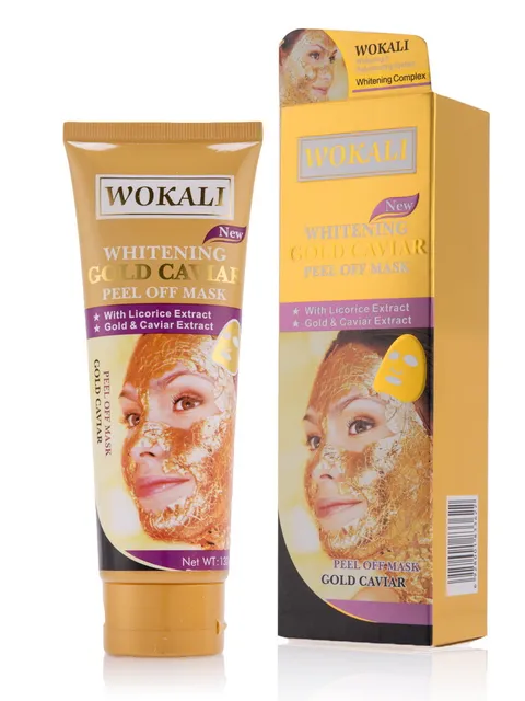 

Золотая маска для лица Wokali Whitening Gold Caviar Peel Off Mask, 130 мл