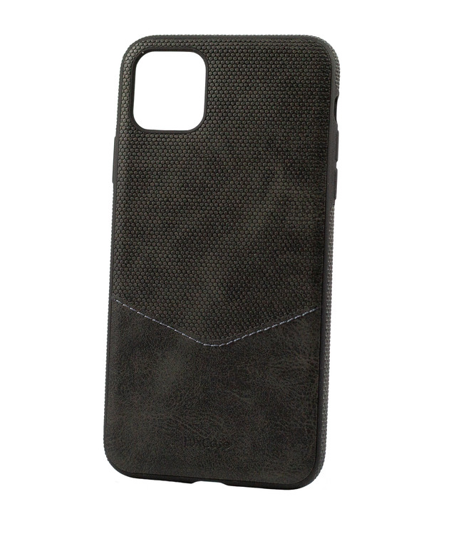 

Защитный чехол PU+ TPU со строчкой и логотипом LuxCase для Apple iPhone 11/67002, Черный