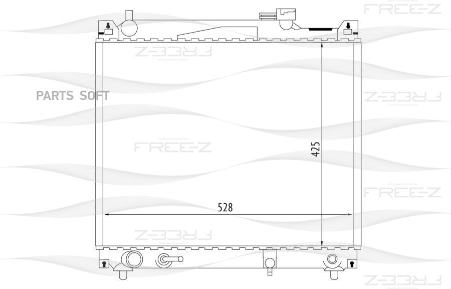 

Радиатор охлаждения FREE-Z KK0190