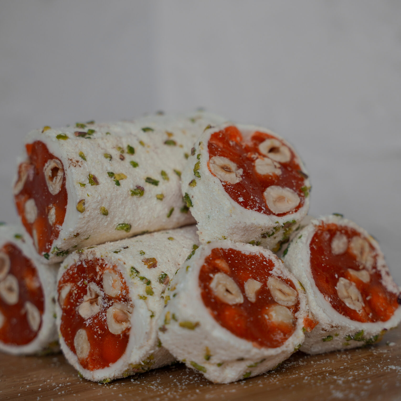 Рахат лукум Лавочка Султана апельсин-дыня с фундуком и кокосом, 500 г