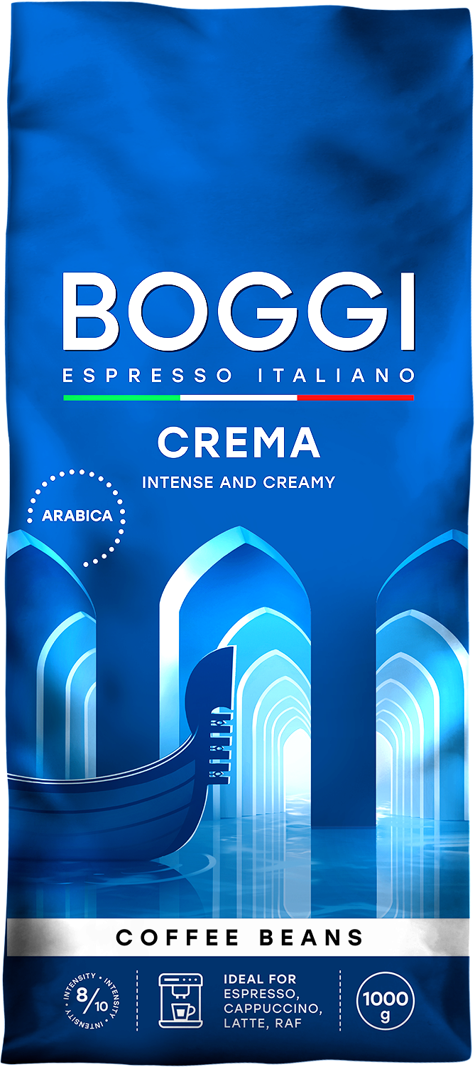 

Кофе в зернах BOGGI ESPRESSO ITALIANO Crema, 1 кг