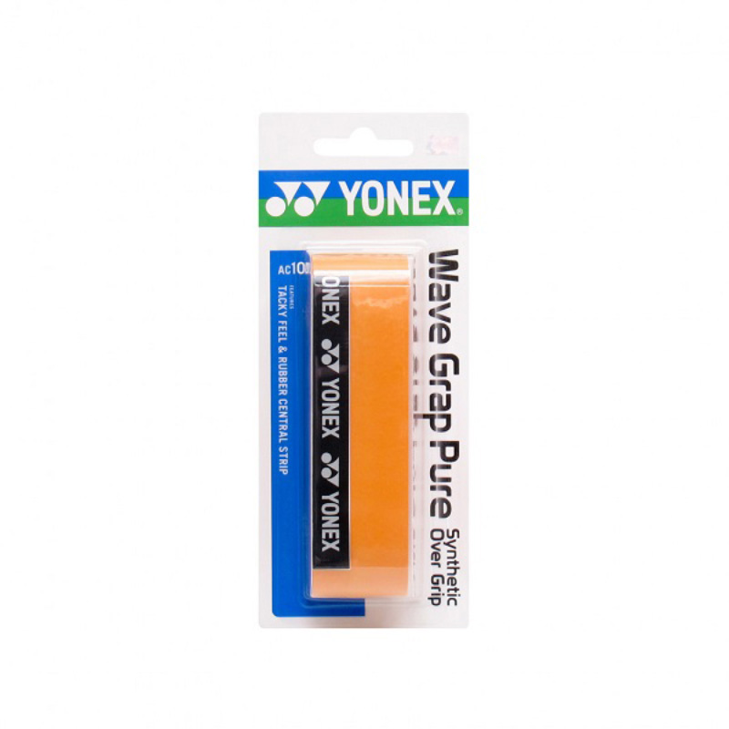 Обмотка для ручки ракетки Yonex Overgrip AC108WEX Wave Grap Pure x1, Orange