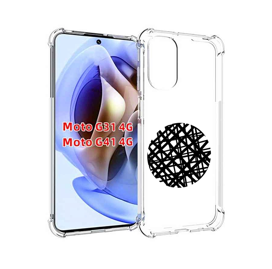 

Чехол MyPads круглая-абстракция для Motorola Moto G31 4G / G41 4G, Прозрачный, Tocco