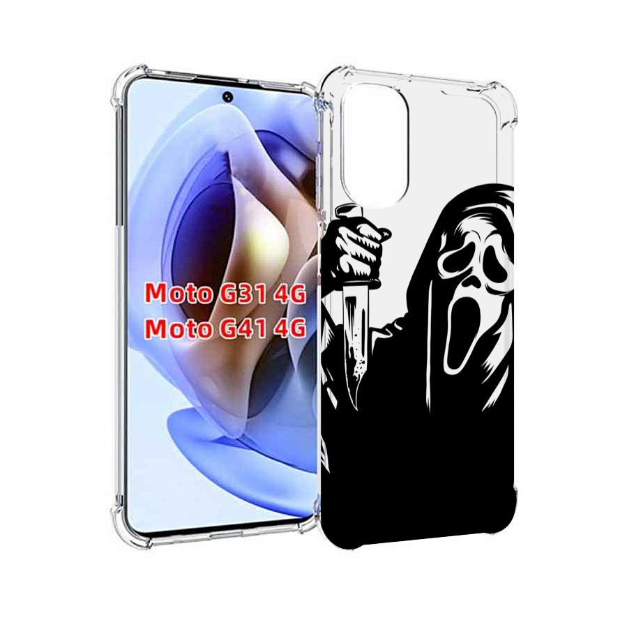 Чехол MyPads крик-с-ножом для Motorola Moto G31 4G / G41 4G