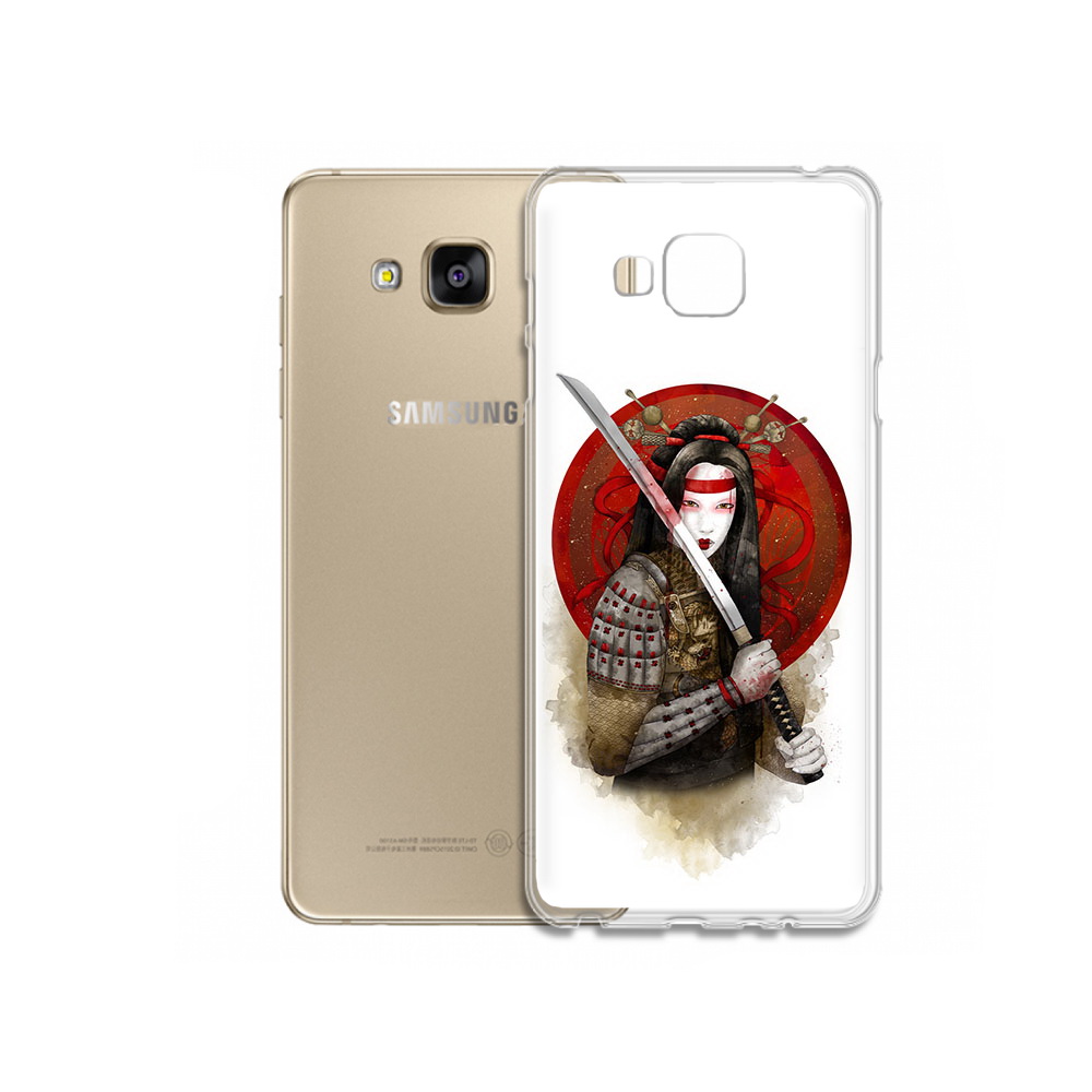 

Чехол MyPads Tocco для Samsung Galaxy J5 Prime рисованная девушка с катаной, Прозрачный, Tocco