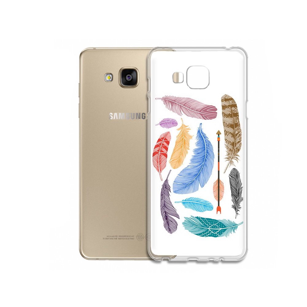 

Чехол MyPads Tocco для Samsung Galaxy J5 Prime разноцветные перья (PT66772.570.572), Прозрачный, Tocco