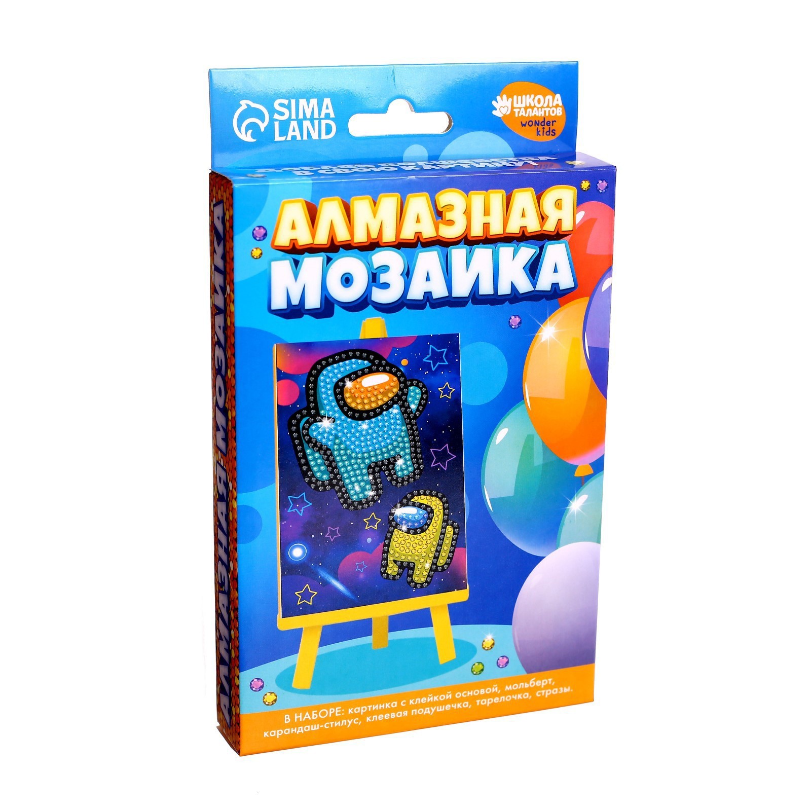 

Алмазная мозаика Школа талантов Игровой мир, 10х15 см, Игровой мир