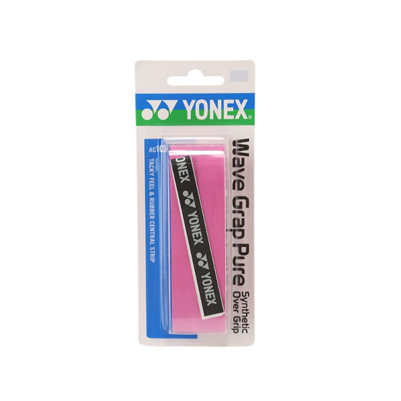 Обмотка для ручки ракетки Yonex Overgrip AC108WEX Wave Grap Pure x1, Pink