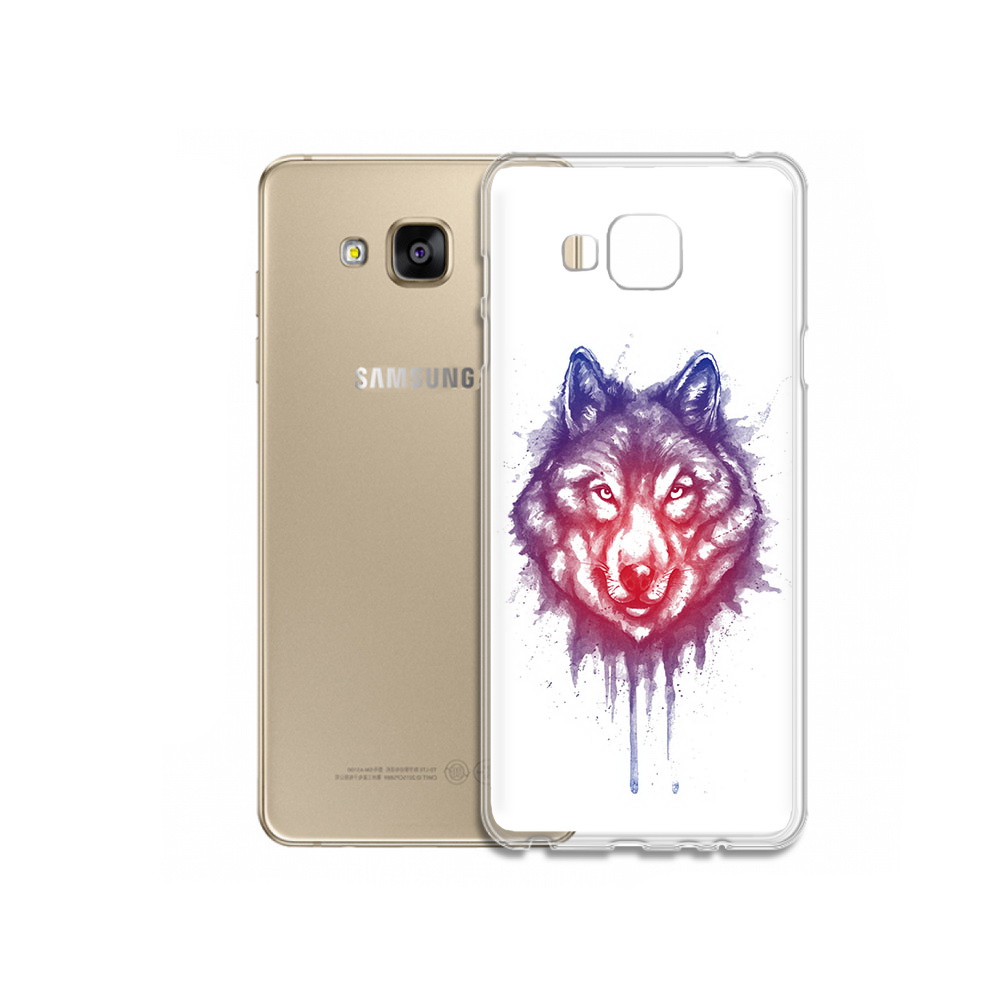 

Чехол MyPads Tocco для Samsung Galaxy J5 Prime пушистый волк (PT66772.570.561), Прозрачный, Tocco