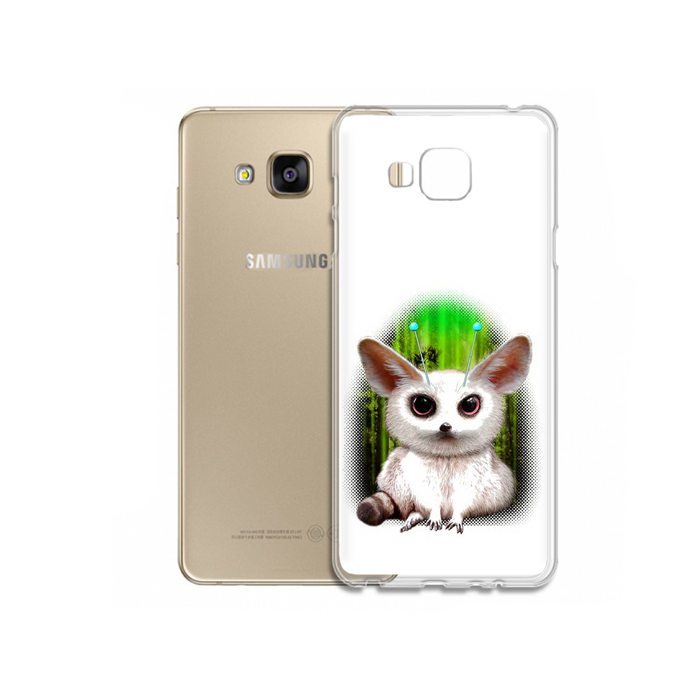 

Чехол MyPads Tocco для Samsung Galaxy J5 Prime пушистое животное (PT66772.570.560), Прозрачный, Tocco