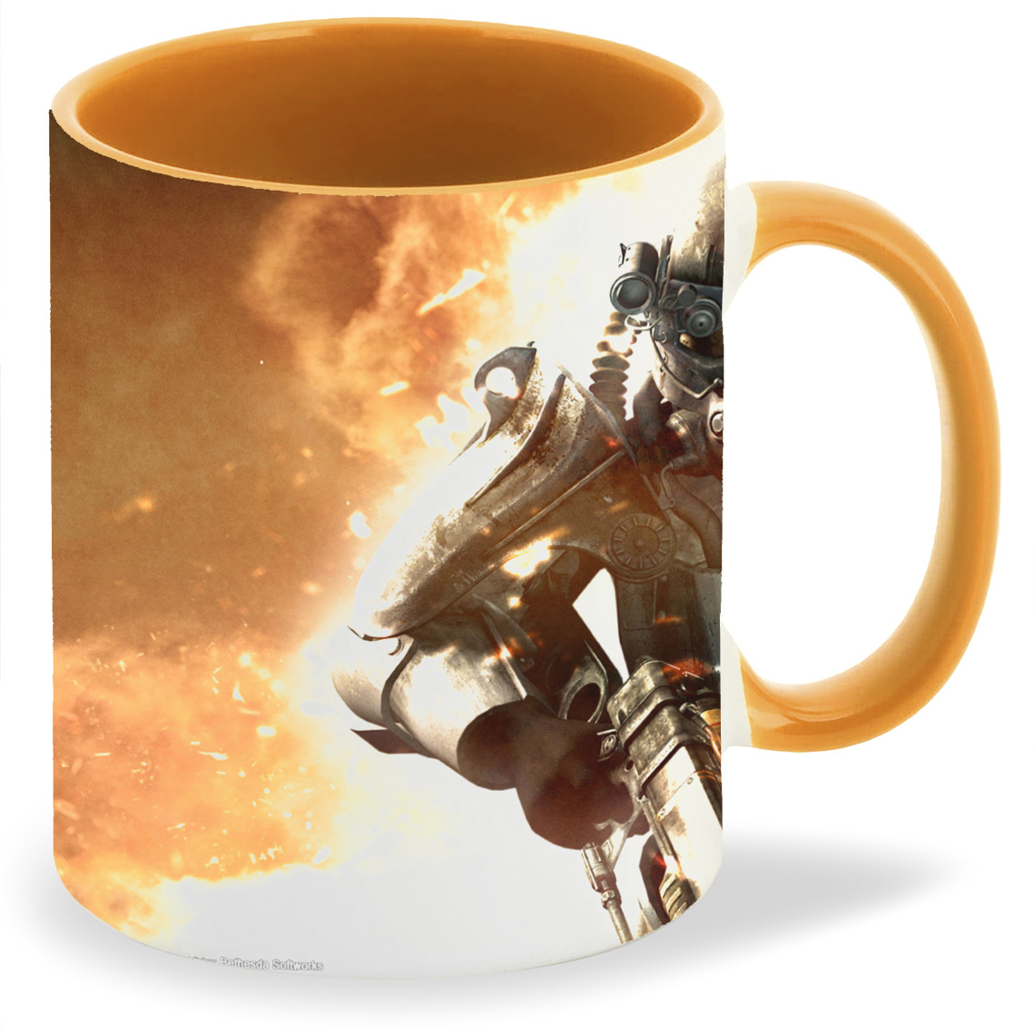 

Кружка CoolPodarok Fallout 3 game В огне, Fallout 3 game В огне