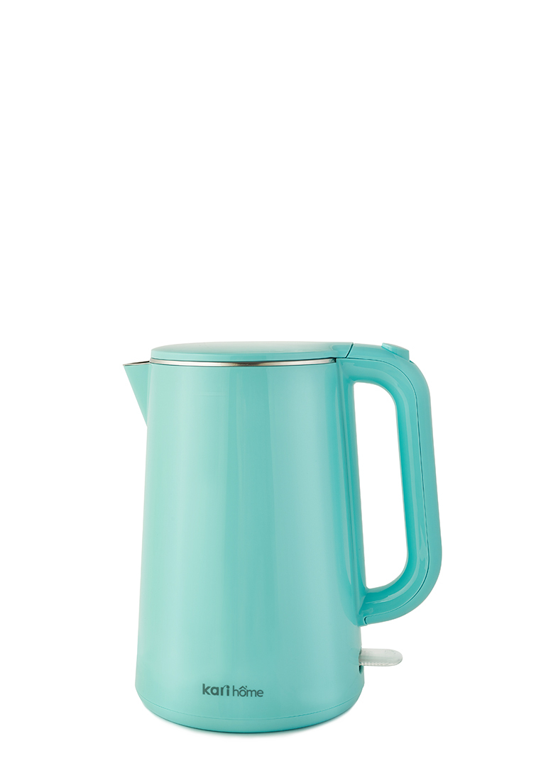 Чайник электрический kari home HB-K062B 1.7 л голубой сувенир полистоун подставка под бутылку голубой кит 14 5х18х27 см