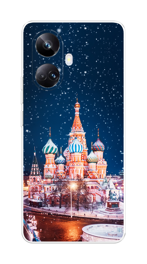 

Чехол на Realme 10 Pro+ "Москва 1", Коричневый;синий;белый, 2512350-1