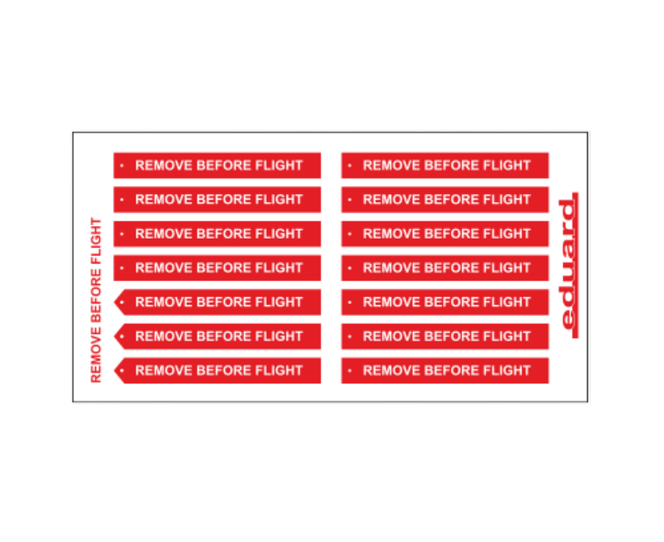 

32501 Eduard 1/32 Цветное Фототравление для Remove Before Flight, Цветной