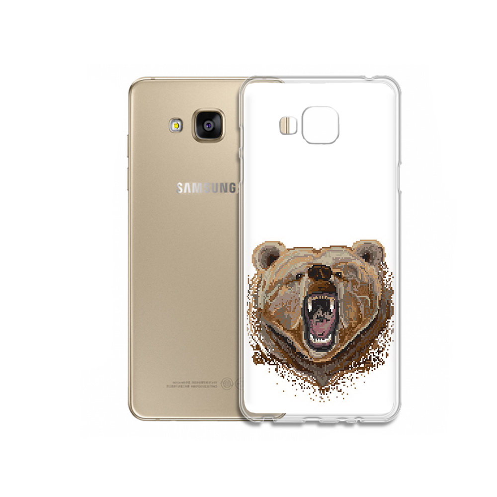 

Чехол MyPads Tocco для Samsung Galaxy J5 Prime пиксельный медведь (PT66772.570.539), Прозрачный, Tocco