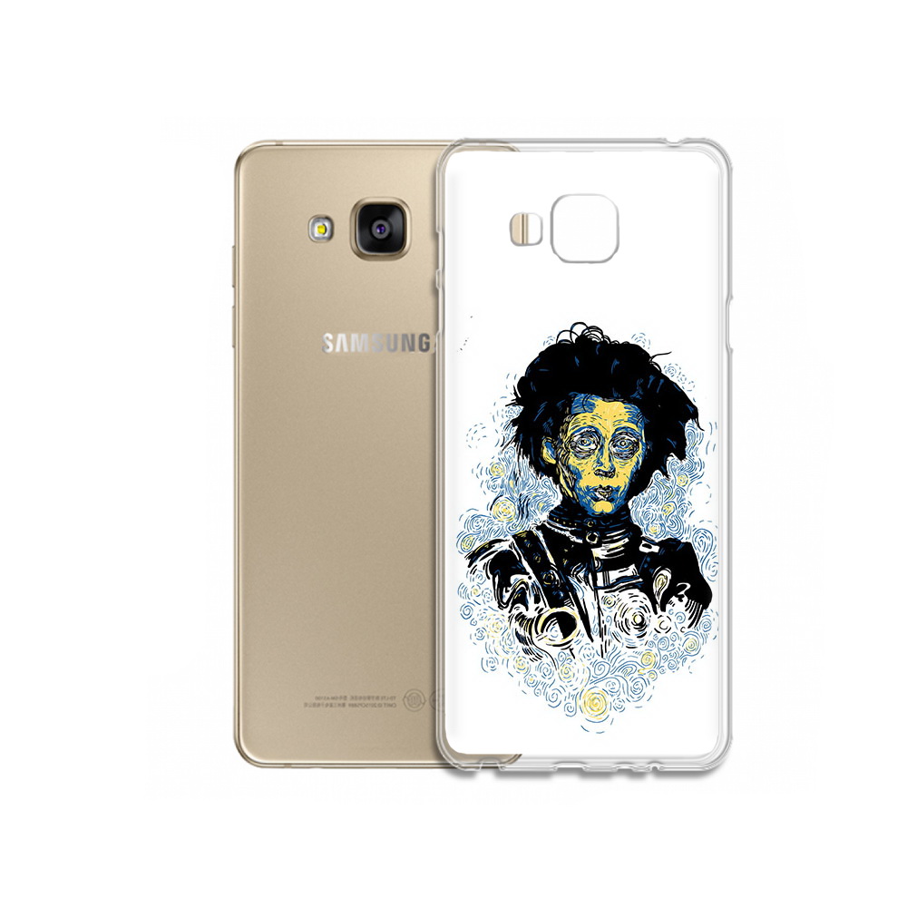

Чехол MyPads Tocco для Samsung Galaxy J5 Prime парень черно-белый абстракция, Прозрачный, Tocco