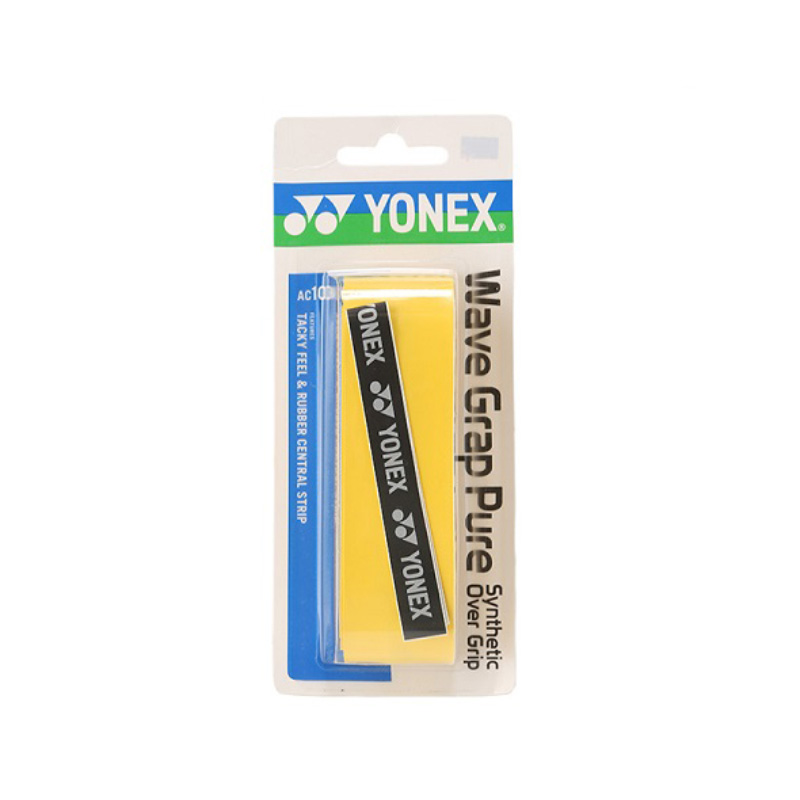 Обмотка для ручки ракетки Yonex Overgrip AC108WEX Wave Grap Pure x1, Yellow