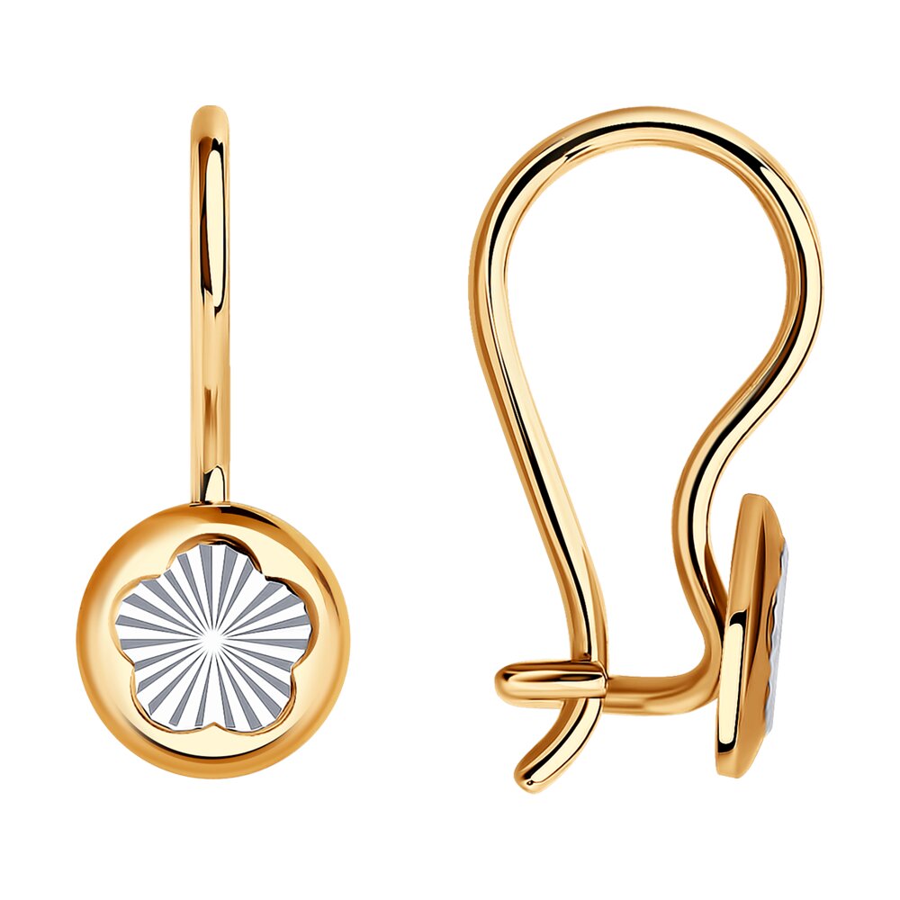 

Серьги из красного золота SOKOLOV 022382-4, 022382-4