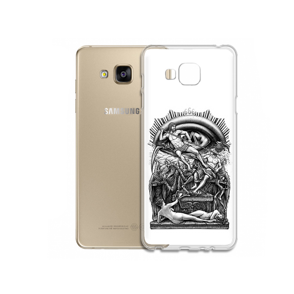 

Чехол MyPads Tocco для Samsung Galaxy J5 Prime оракул черно белый (PT66772.570.528), Прозрачный, Tocco
